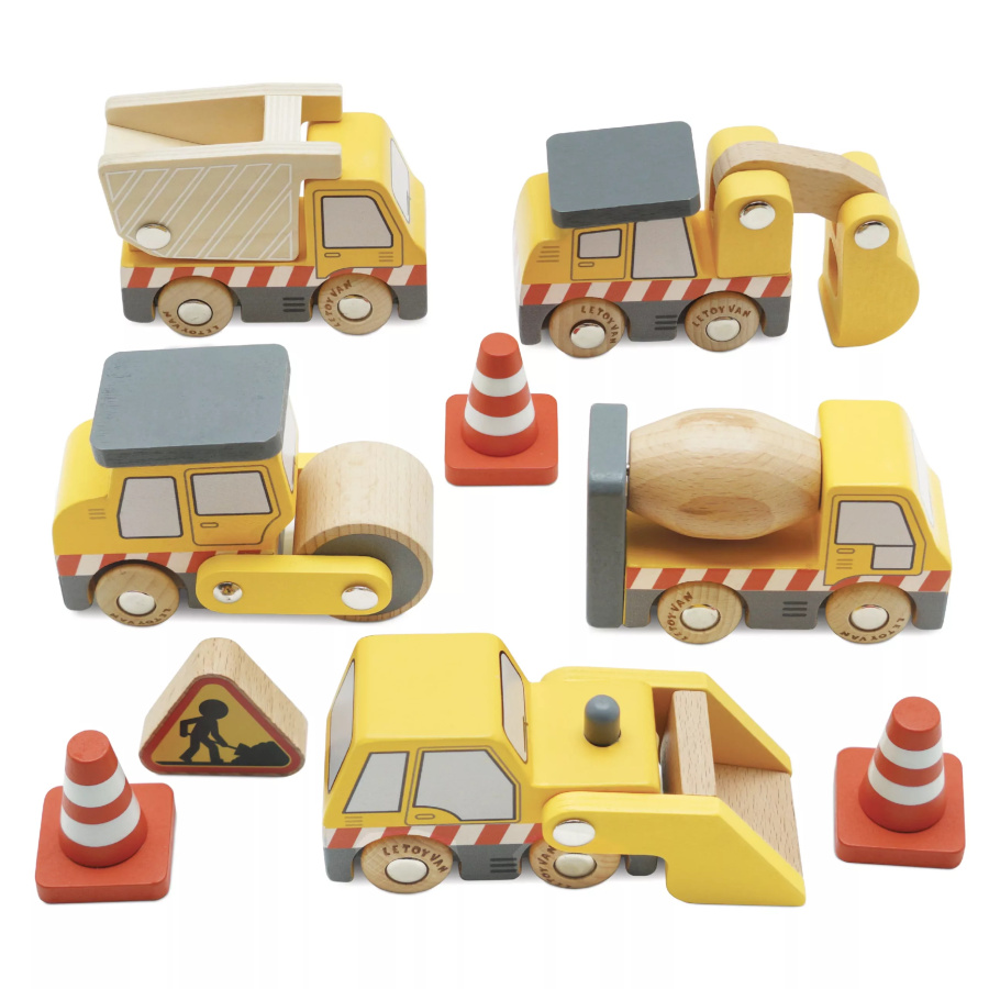 Veículos de construção em madeira - Le Toy Van