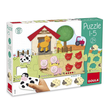 Puzzle de 1 a 5 - Goula