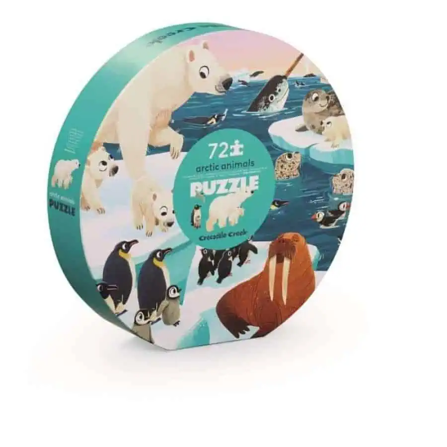 Puzzle Animais do Ártico 72 peças