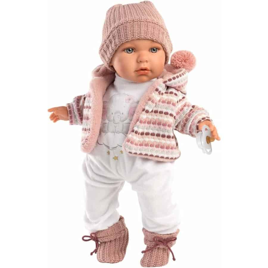 Boneca Chorão Júlia, uma boneca bebé que chora e diz papá e mamã - LLorens