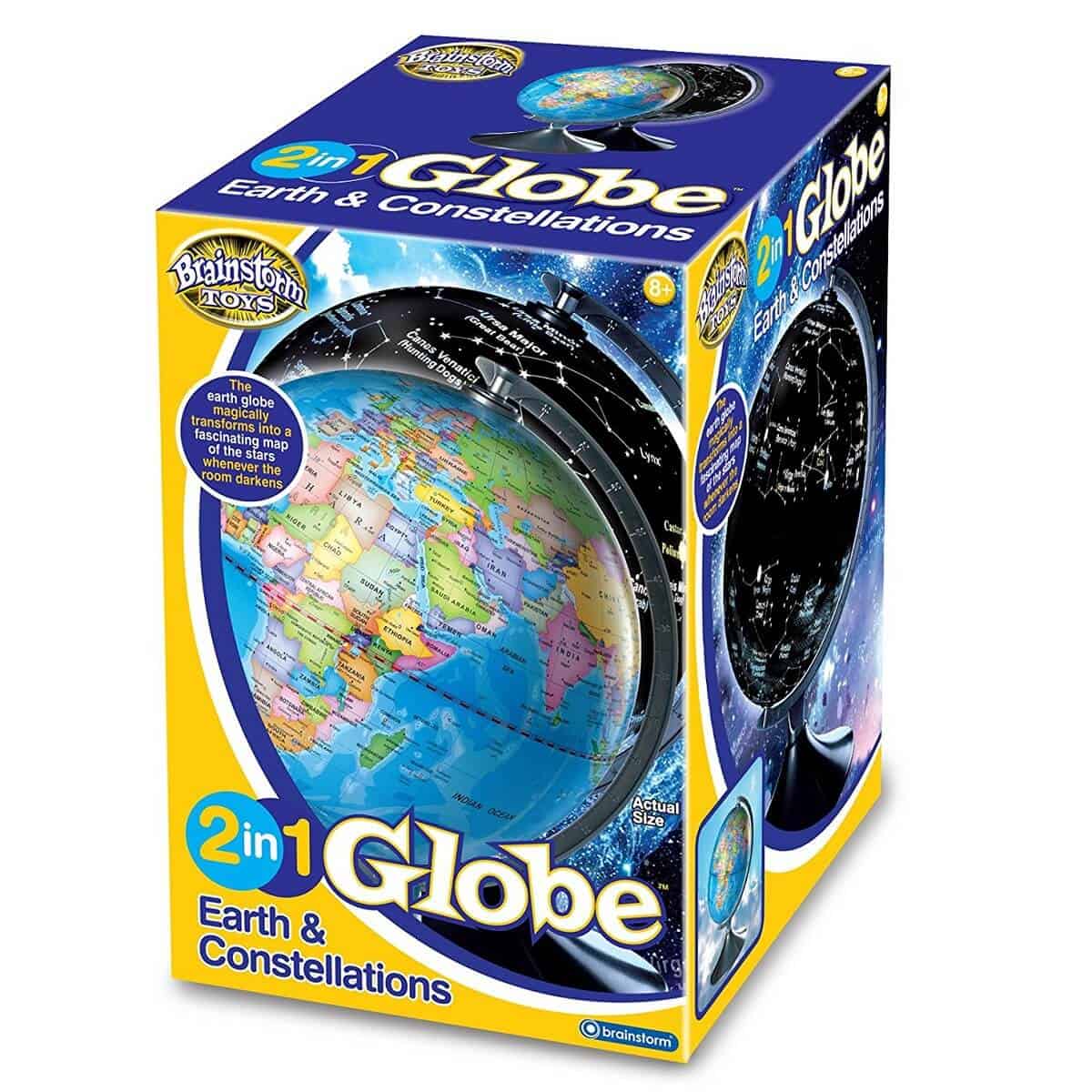 Globo Terrestre Político -30 Cm Diâmetro + Acompanha Mapa Mundi