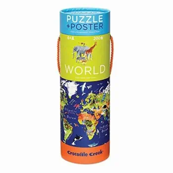 Puzzle e Poster Mundo
