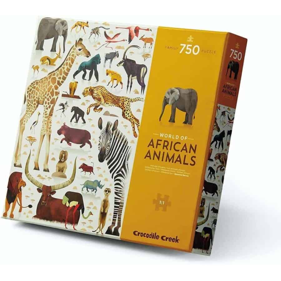 Puzzle Animais Africanos 750 peças