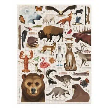 Puzzle Animais da América do Norte