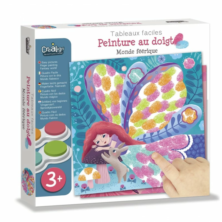 Pinturas de dedos Mundo das Fadas - Créa Lign'