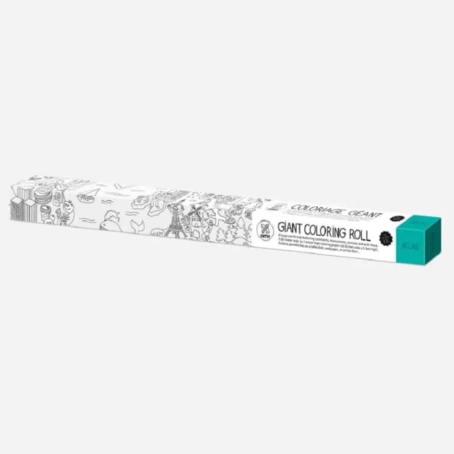 Poster Gigante XXL Atlas para Colorir