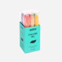 Lápis de Cor em Gel da OMY: 9 cores brilhantes para desenhar e pintar com conforto e facilidade. Ideais para mãos pequenas, solúveis em água, sempre fáceis de lavar.