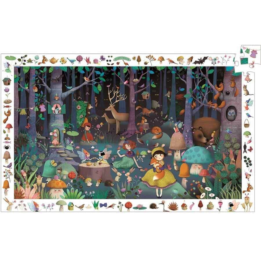 Puzzle de Observação Floresta Encantada 100 peças