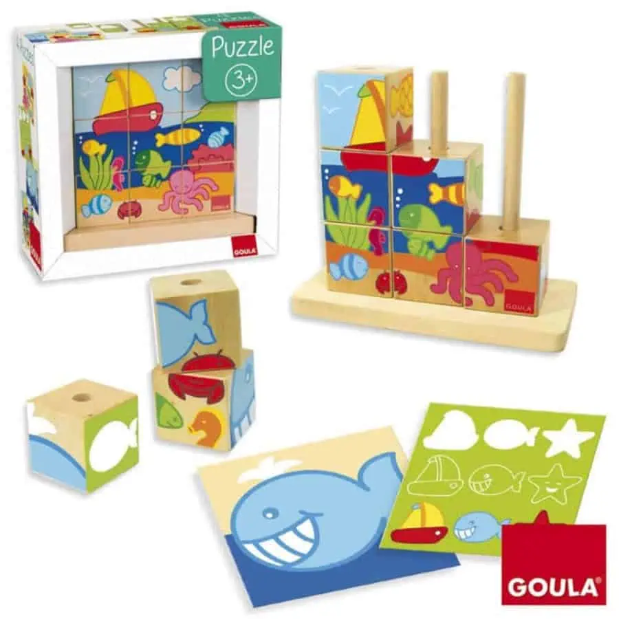 Puzzle de Cubos O Mar
