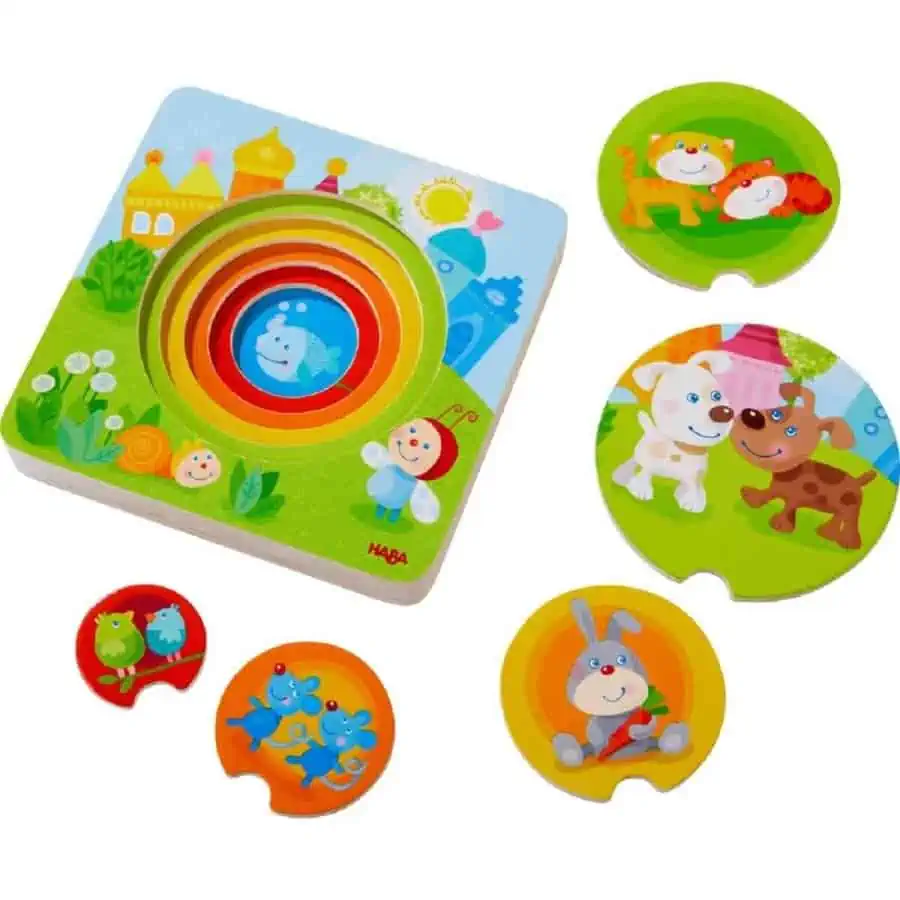 Puzzle Camadas Animais