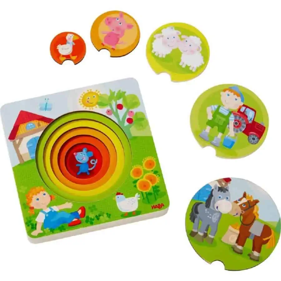 Puzzle Camadas Amigos da Quinta