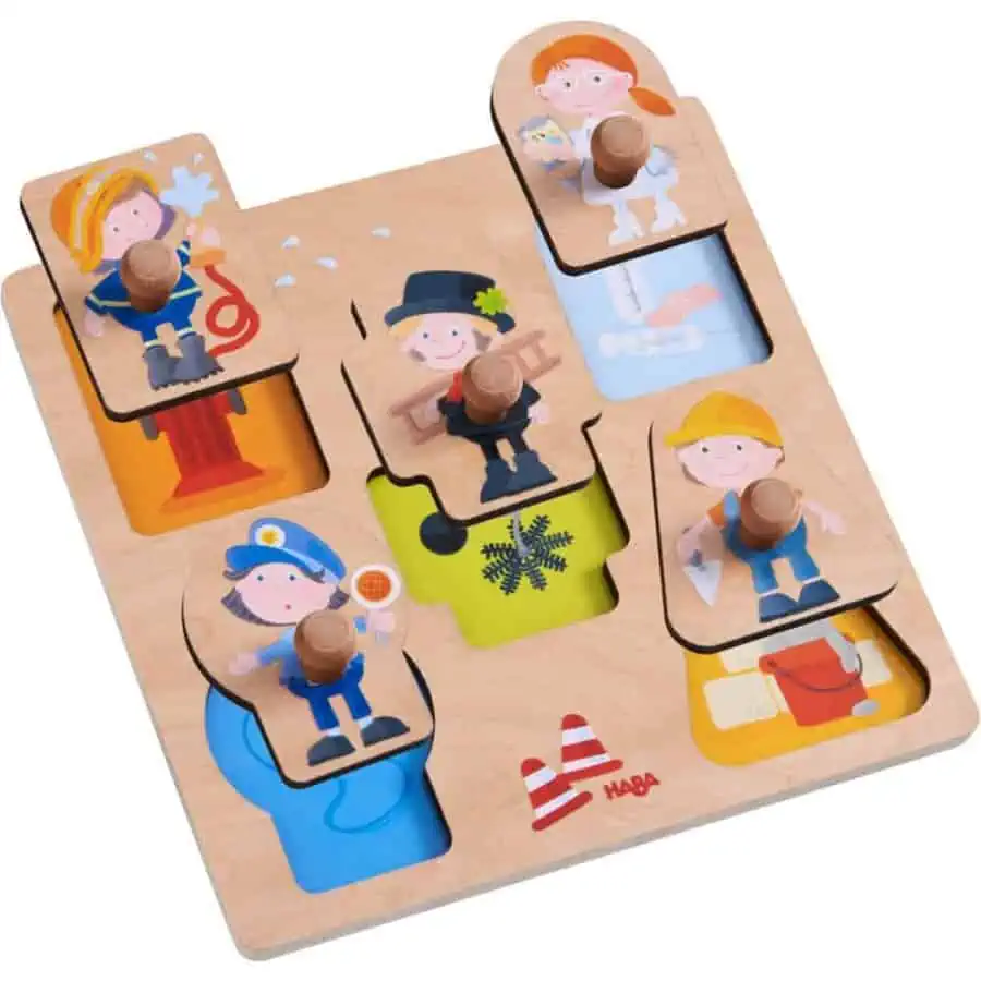 Puzzle de Pegas Profissões