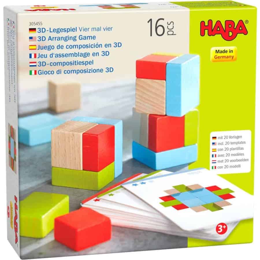 Jogo de Construção 3D Quatro por Quatro