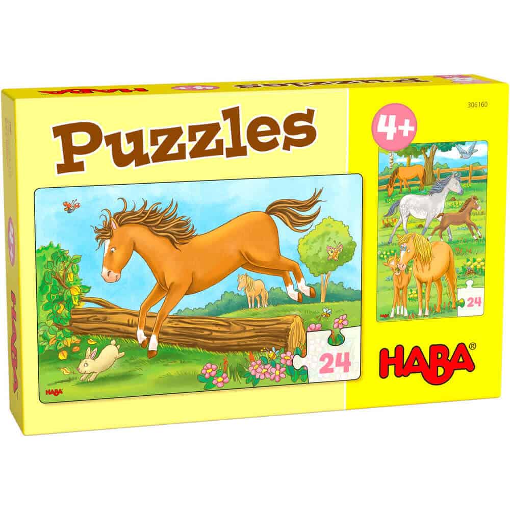 Puzzle Cavalos 24 peças - Haba