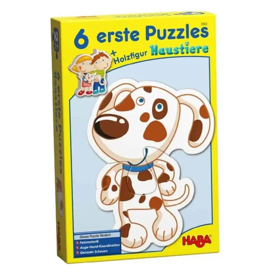 6 Primeiros Puzzle Animais de Estimação