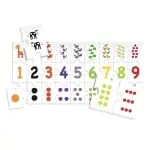 Primeiros puzzle de numeros - abaco
