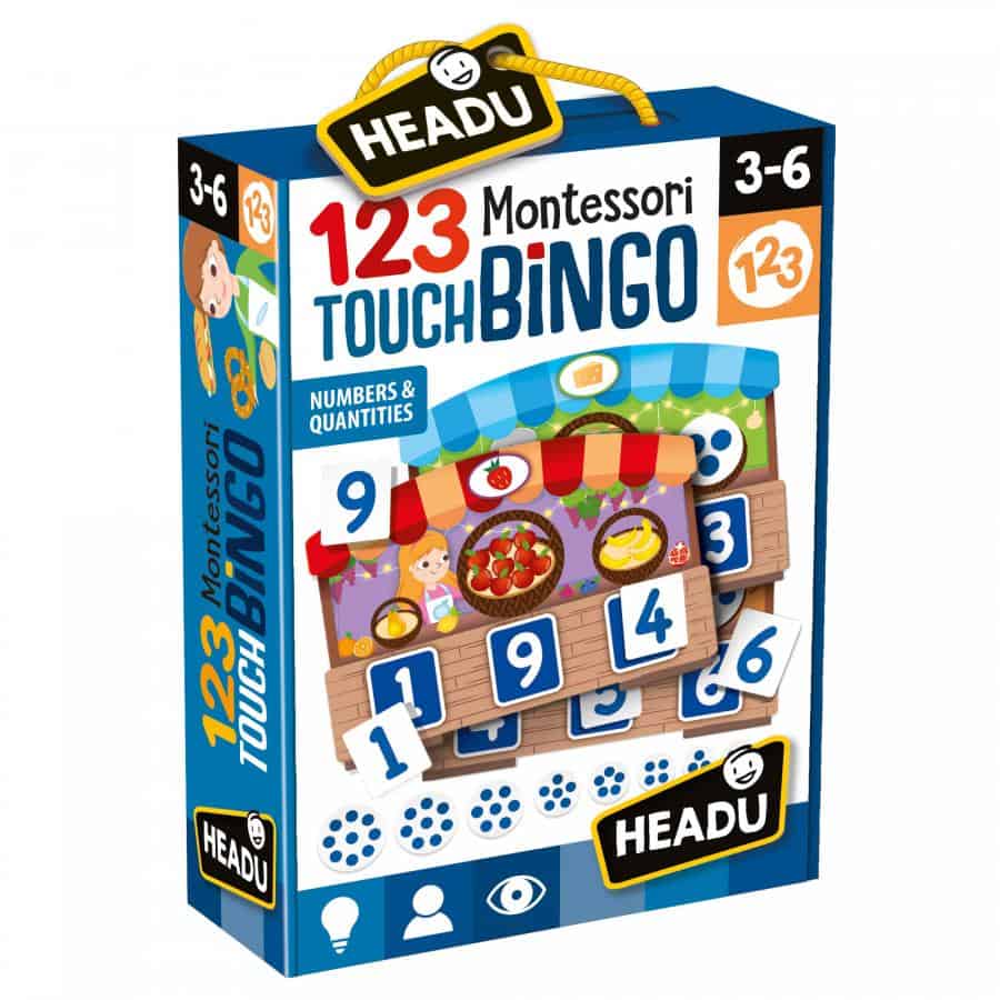 Montessori 123 Bingo Sensorial Headu