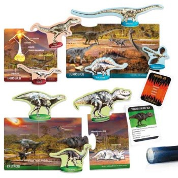 National Geographic - Puzzle 3D de dinossauros, brinquedos e jogos