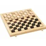 Jogo Damas em Madeira