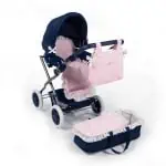 Carrinho Grande de Bonecas com Alcofa Carlota é ideal para passeios com as bonecas favoritas!