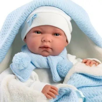 Nico com Manta Azul
