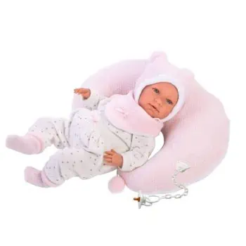 Boneca que ri mimi lua rosa 74052 llorens