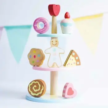 Suporte para Bolos em Madeira
