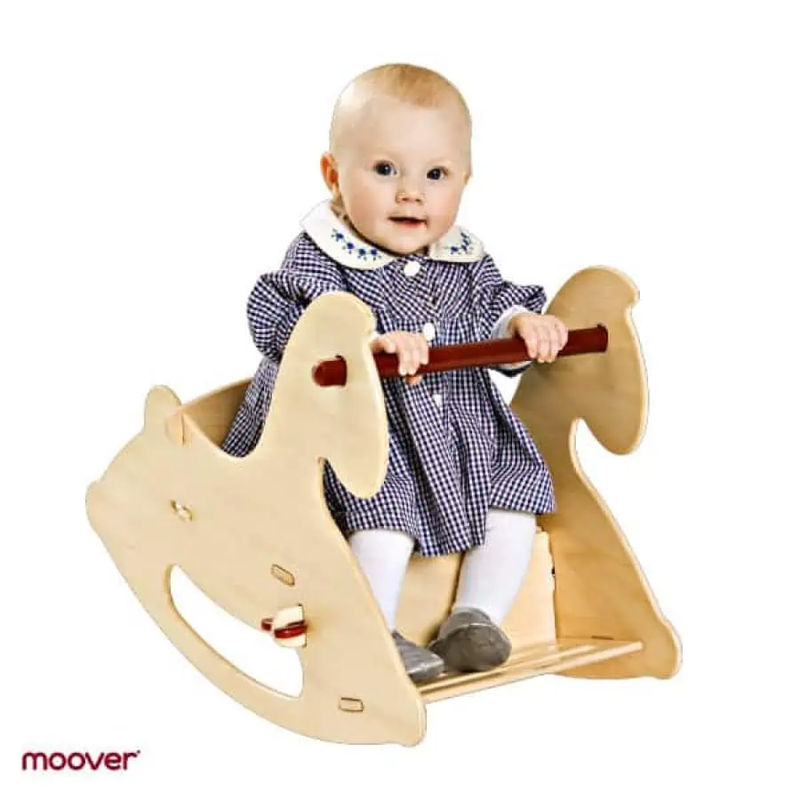 Cavalinho de Madeira Natural - Moover Cavalinho de Madeira Natural