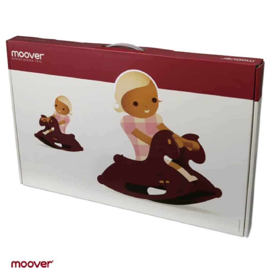 Cavalinho em Madeira Vermelho - Moover Cavalinho em Madeira Vermelho