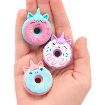 Borrachas Perfumadas Donuts Unicórnios