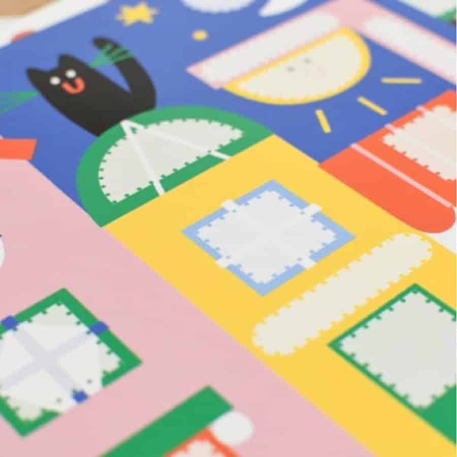 POPBABY004-4 primeiros-autocolantes-cidade