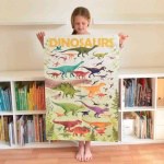 Autocolantes e Poster Discovery Dinossauros