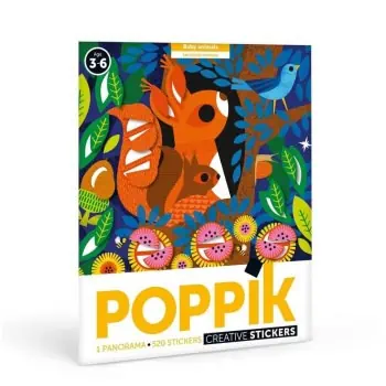 Autocolantes e Poster Panorama Animais Bebés