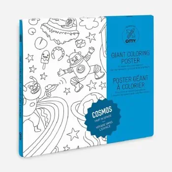 Poster Gigante para Colorir Cosmos