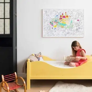 Poster Gigante para Colorir Magic