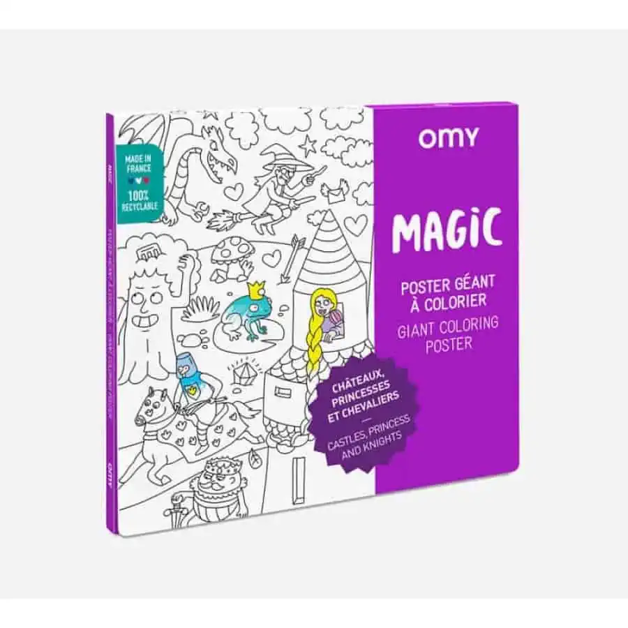 Poster Gigante para Colorir Magic