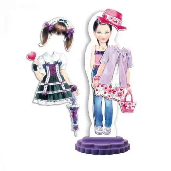 Boneca de Vestir Magnética Lisbeth