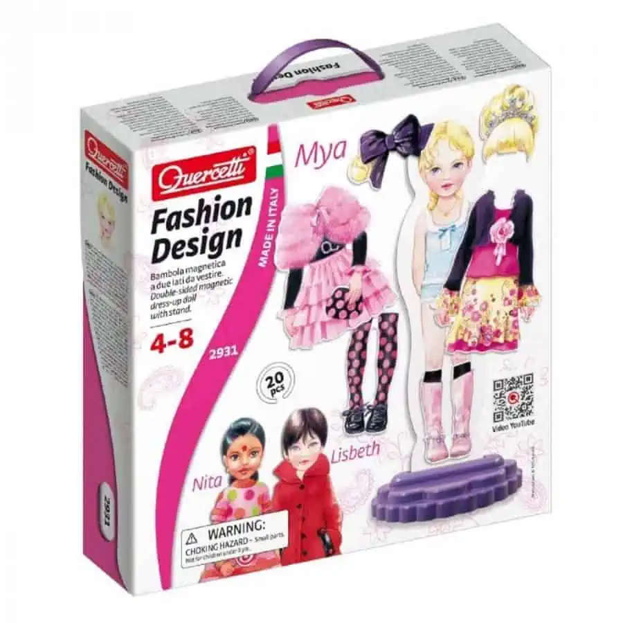 Boneca de Vestir Magnética Mya