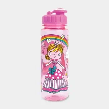 Garrafa para Água Princesa e Unicórnio