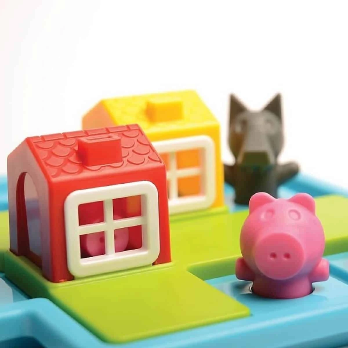 Três Porquinhos Inteligente Hide & Seek Jogos de Tabuleiro para Crianças,  Edifício Puzzle, Jogo de Lógica