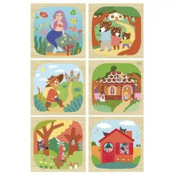 Puzzle de Cubos Contos Infantis