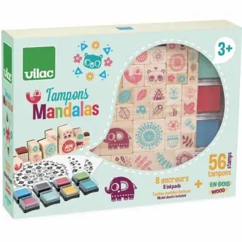 Conjunto de Carimbos Mandalas