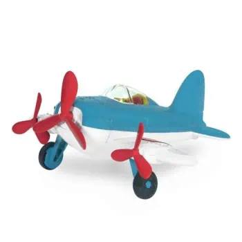 Avião de Hélice Azul