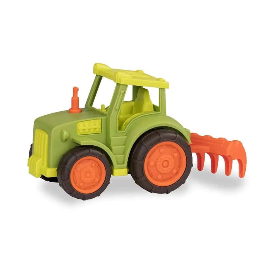 trator com ancinho wonder wheels