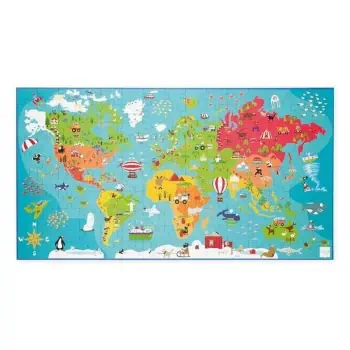 Puzzle World Map 150 peças