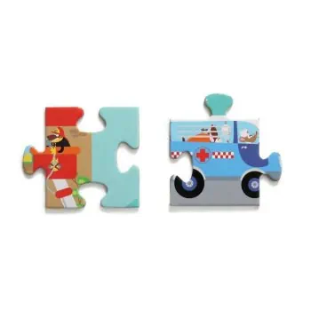 Puzzle de Chão City 100 peças