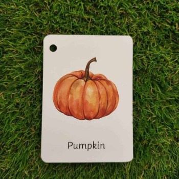 Flashcards Sinais De Outono - Playfull Little Readers