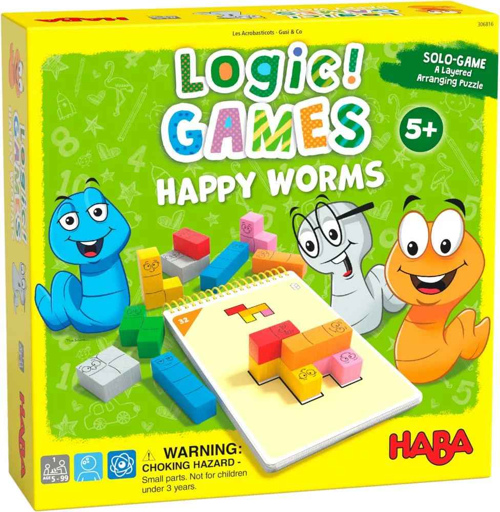 Jogo Happy Worms Haba  Companhia Dos Brinquedos