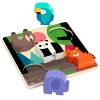 Puzzle de encaixe sons da selva
