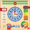 Calendário Relógio Escolar em Inglês